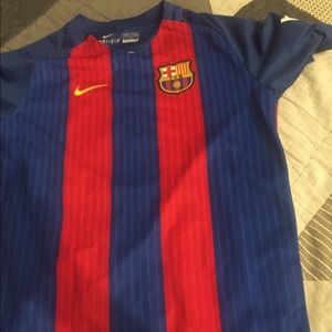 Boys’s authentic Barcelona jersey